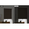 LazBlinds No Tools No Drill Cordless Roller Shades, 100% Blackout