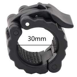 Dumbbell Clasps 30 mm Dumbbell Bar Quick Release Dumbbell Clips Barbell Collar Barbell Clips Barbell Bar Clamp Weight Safety Black