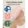 YIZIJIZI Gorros De Ducha Con Forro De Rizo, Gorro De