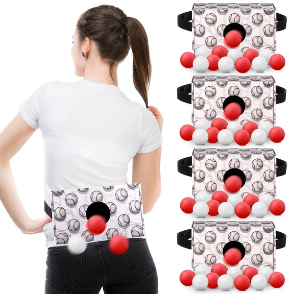 Shyyween 4 Pack Baseball Party Shaking Swing Balls Set Outdoors