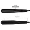 Electric Hair Straightener Comb Anti Scald Beard Straightener Brush (Black