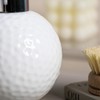 Mozacona Soap Dispenser Golf Ball Lotion Bottle Ceramic Liquid Dispenser