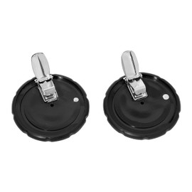 Dean's Hidden Suspenders Twist-on suspension disc affixed with metal clip fastener