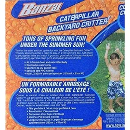 Banzai 81240Caterpillar Backyard Critter - Water toy, Yellow, One Size