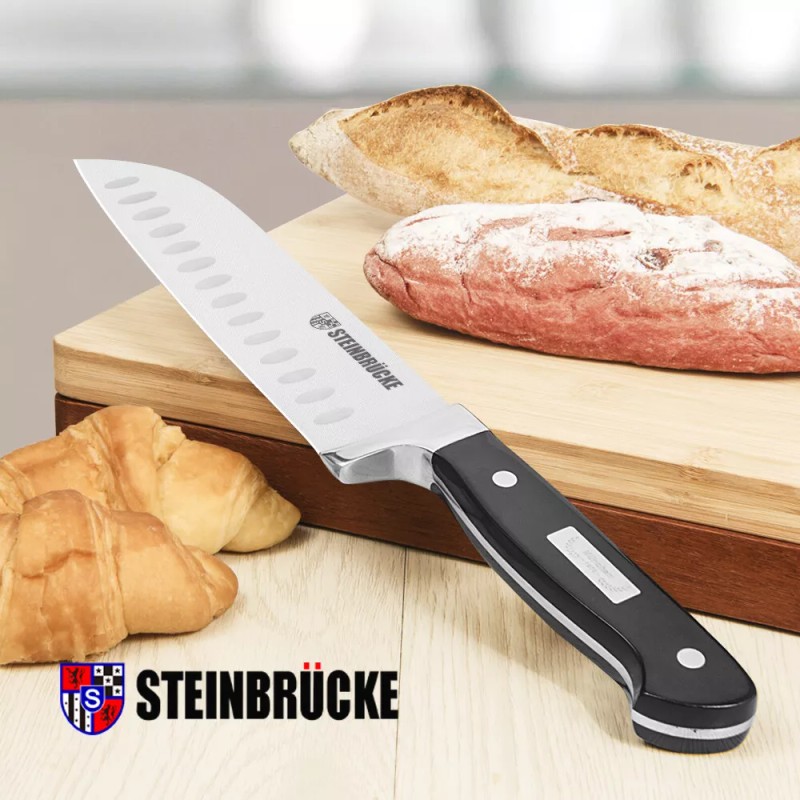 STEINBRÜCKE 7" Kitchen Knife Forged Sharp Blade for Slicing, Dicing,Choppin