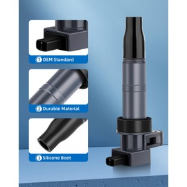 ECCPP ECCPP Ignition Coil Coils&iridium Spark Plugs UF546 for Hyundai for Kia Azera Entourage for Genesis Coup Santa Fe Sonata Veracruz for Amanti Sedona Sorento 2006-2015 3.3L 3.8L 3.5L V6 set of 6