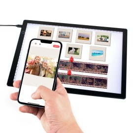 TCNEWCL Slide Viewer Light Pad for Slides and Film Negative Scanning Ultra-Thin A4 Si...