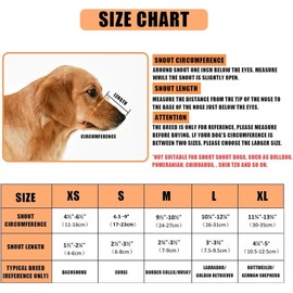 Dog Muzzle for Dogs, Breathable, Mesh, Prevents Waste, Barking Prevention, Prevents Bites, Prevents Furniture Chewing, Prevents Scratches and Licking Prevents Scratches and Licking Prevents Dogs,