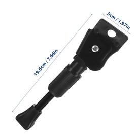 SEWACC Bike Kickstand Aluminum Alloy Side Support for Mountain and Road Bikes Easy Install Non Slip Foot for Stable Parking Uneven Ground Black