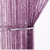 John Aird Jazz Glitter String Curtain Panel (Aubergine)