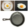 Small Frying Pan Cast Iron Handle Desing Nonstick Mini Sizzling