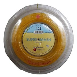 Kirschbaum Unisex's Super Smash String Reel-Yellow, 1.25 mm