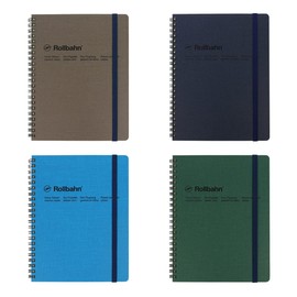 Delfonics Rollbahn Cap-Martin Textured Cover Notebooks: 6-1/2 in. x 8-1/2 in. (Blue) / A5