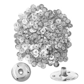 VViViD Candle Wick Base 260 pcs, DIY Candle Making Metal Sustainer Tabs, in A Wax Melting Bag