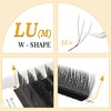 Brown YY Eyelash Extensions 0.07mm Thickness Premade lash Fans C/D/LU