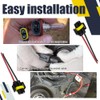 PACLVIO H11 H9 H8 880 881 Female Adapter Wiring Harness