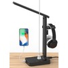 Drevet LED Desk Lamp with Headphone Stand, Desk Light with
