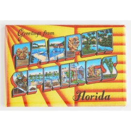 Greetings from Tarpon Springs Florida Fridge Magnet (2.5 x 3.5 inches)