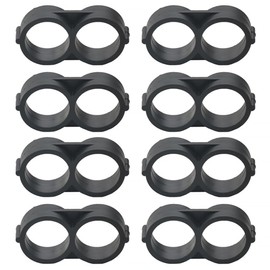 Drip Irrigation Tubing Plug, 40Pack 17mm Drip Irrigation Fittings, Plug for Drip Irrigation Pipe Folding Hose, Drip Line End Closure for Drip and Sprinkler Systems