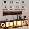 NinPeen Floating 45.7" TV Stand with LED & Power Outlets