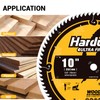 Hardwin 10-Inch 80-Tooth ATB Saw Blade, Carbide-Tipped 5/8 Arbor, Precision