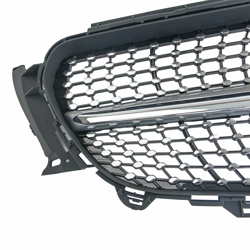 STSEV01 Front Bumper Grill Upper Grille Compatible with Mercedes W213