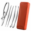 ACCUFINE Crab Crackers and Tools in Case Stainless Steel Set