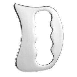 Gua Sha Tool Stainless Steel Muscle Full Body Skin Massage Tool Soft Tissue Myofascial Scraper Stuff Lymphatic Drainage Massager for Back Legs Arms Neck Shoulder Physical Therapy