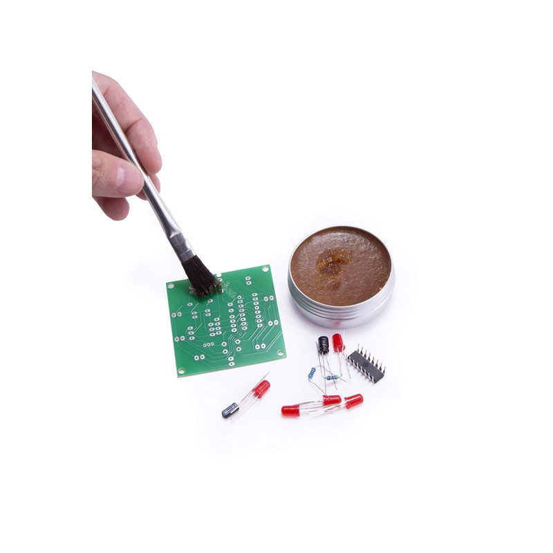 Weller WLACCFB-02 Flux Brush for Soldering PCBs, Wires, Stained Glass,