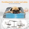 Lekereise Elevated Outdoor Dog Bed Cot + Orthopedic Indoor Dog