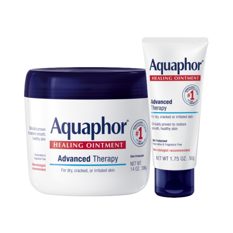 Aquaphor Healing Ointment - Moisturizing Skin Protectant For Dry Cracked