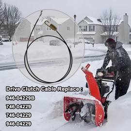 Toolyuan 946-04229B Clutch Drive Cable for MTD Craftsman Troy-Bilt Cub Ca-det Snowblower Thrower Replace 746-04229B 946-04229 746-04229