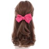 Burlap Bow 5 inch for Women and Girls- Coral