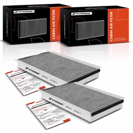 A-Premium - Filtro de aire de cabina de repuesto para Volvo C70 1998-2002 850 S70 S90 V70 V90 Juego de 2