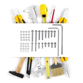 50pcs/set M2.5 Turntable Headshell Cartridge Mounting Kit Stainless Steel Bolts Screws Set With For Case Tools For Men Gifts Birthday