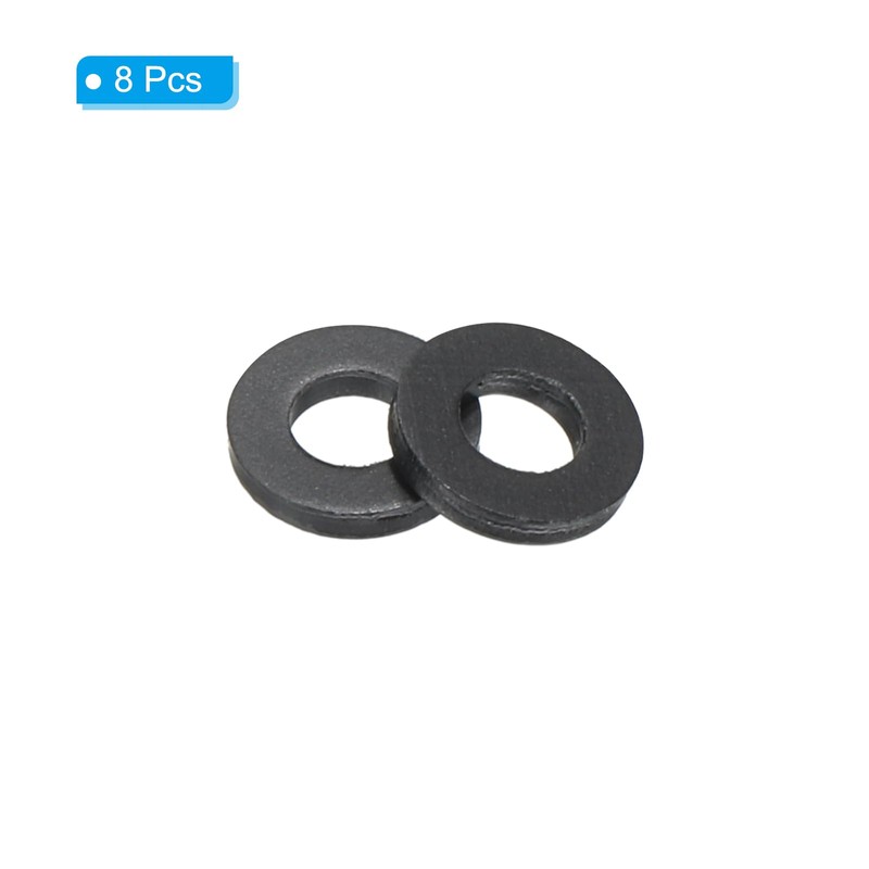PATIKIL M3 Nylon Flat Washer, 8 Pack 3mm ID 7mm