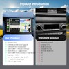 Wireless Double Din Car Stereo with Apple CarPlay/Android Auto,Carplay Screen