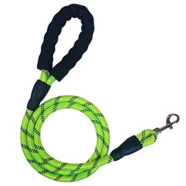 Premium Slip Lead Dog Leash - Heavy Duty 2M Rope Leash with Adjustable Slipknot, Thick & Sturdy Training Lead for Dogs/Puppies, No-Pull Pet Walking (Green)