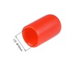 sourcing map 100pcs Screw Thread Protectors 10mm ID Round End