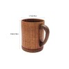 HomeImpel Wooden Coffee Cups Tea Cups With Handle, 9.5oz, 280ml,