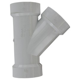 Schedule 40 DMV Pipe Wye, 1.5-In.