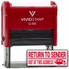 Vivid Stamp Return To Sender Not At This Address (Mail
