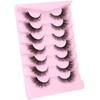 False Lashes Natural Look Fluffy Faux Mink Eyelashes Wispy Fox