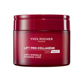 Yves Rocher Crema Intensiva Dia y Noche Rellenadora de Arrugas Lift Pro-Collagène - con Ácido Hialurónico y Cólageno Vegetal - Alisa, Rellena y Nutre la Piel - Para Todo Tipo de Piel - 75 ml