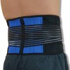 NeoPhysio Neoprene Double Pull Lower Back Support Lumbar Brace =