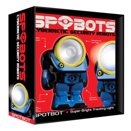 NSI International SpyBots SpotBot - security robot! LED serchlight. Fun Boys gadget toys. Ideal christmas/birthday present. Suitable from 6 years. (68401)