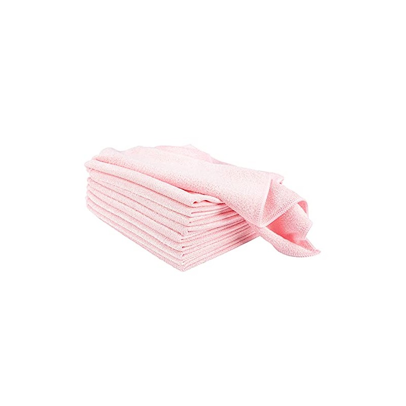 Aqua Clean Sensation Light Microfibre Cloth 10 Pieces (Pink)