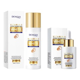 Kit De Serum Suero Facial Y Crema Hidratante Vitamina C