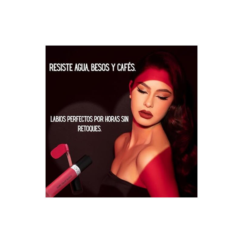 Goc Labial Liquido Matte Liquid Lipstick Resistente Agua Larga Duración