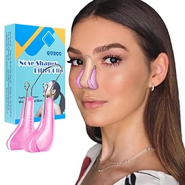 Nose Shaper Clip, Pain-Free Nose Bridge Straightener Corrector, Soft Silicone Nose Slimmer Rhinoplasty Device Nose Up Lifting Clip Beauty Tool(Unisex)